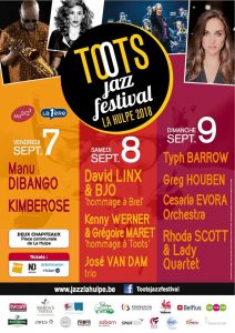 Toots Jazz Festival 7-8-9 septembre 2018
